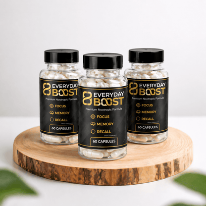Everyday Boost Nootropic - Buy 2 Get 1 Free Bundle (90 Day Supply)