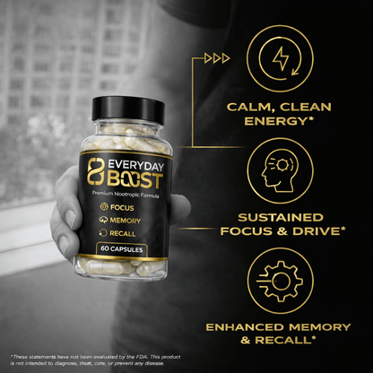 Everyday Boost Nootropic - Buy 2 Get 1 Free Bundle (90 Day Supply)